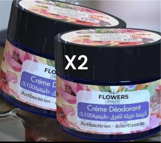 Crème déodorante (2 boîtes)